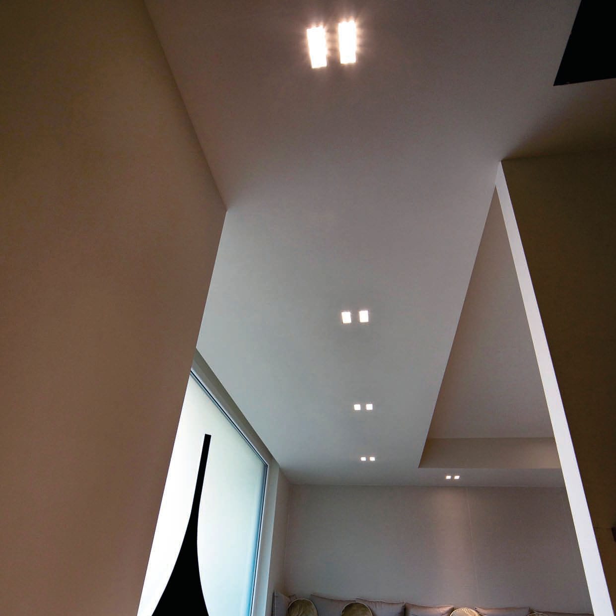Recessed Downlight Led Square Stainless Steel Andromeda Z By Recessed Downlight Led Square Stainless Steel Andromeda Z By Carla Baratelli