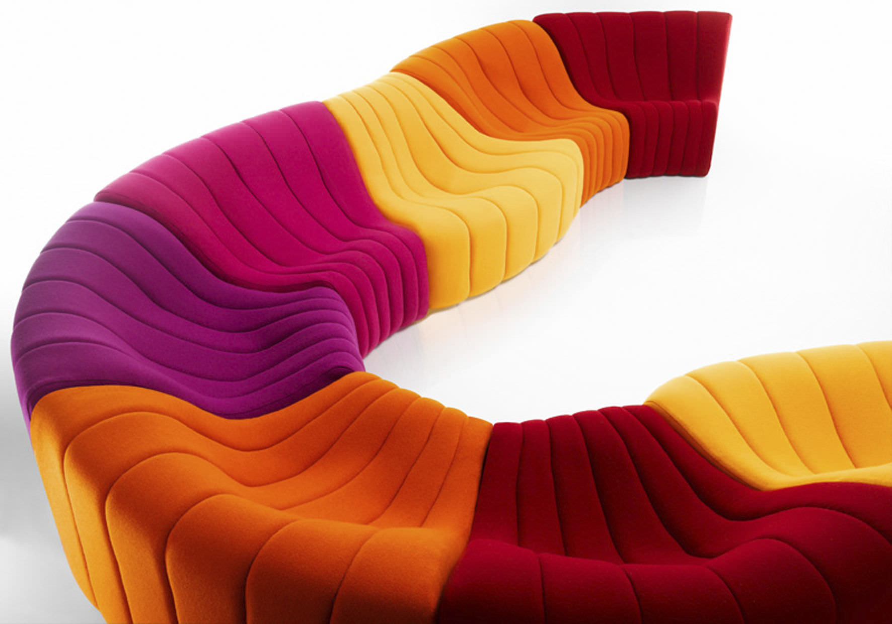 Modular sofa original design fabric 7 seater and more
