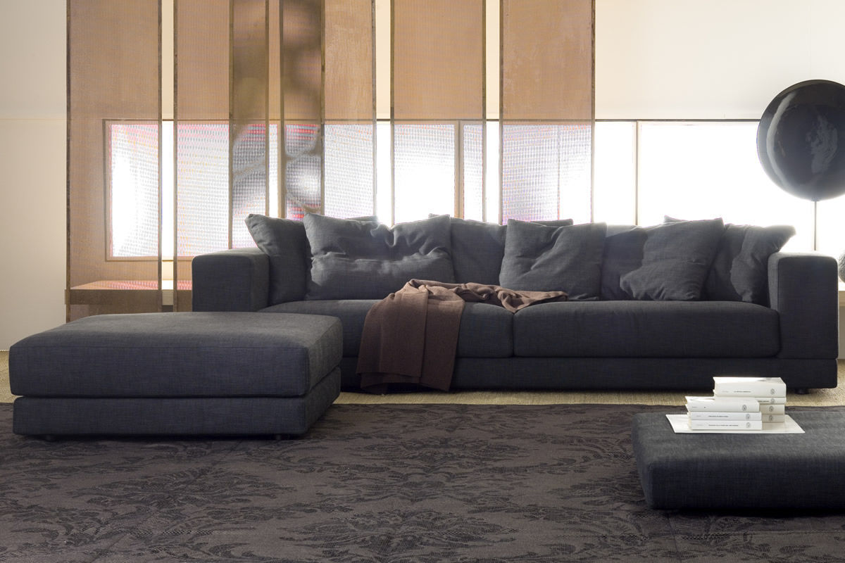 Corner Sofa Contemporary Polyester Fiber Commercial D Max By Corner Sofa Contemporary Polyester Fiber Commercial D Max By Leone Mazzari