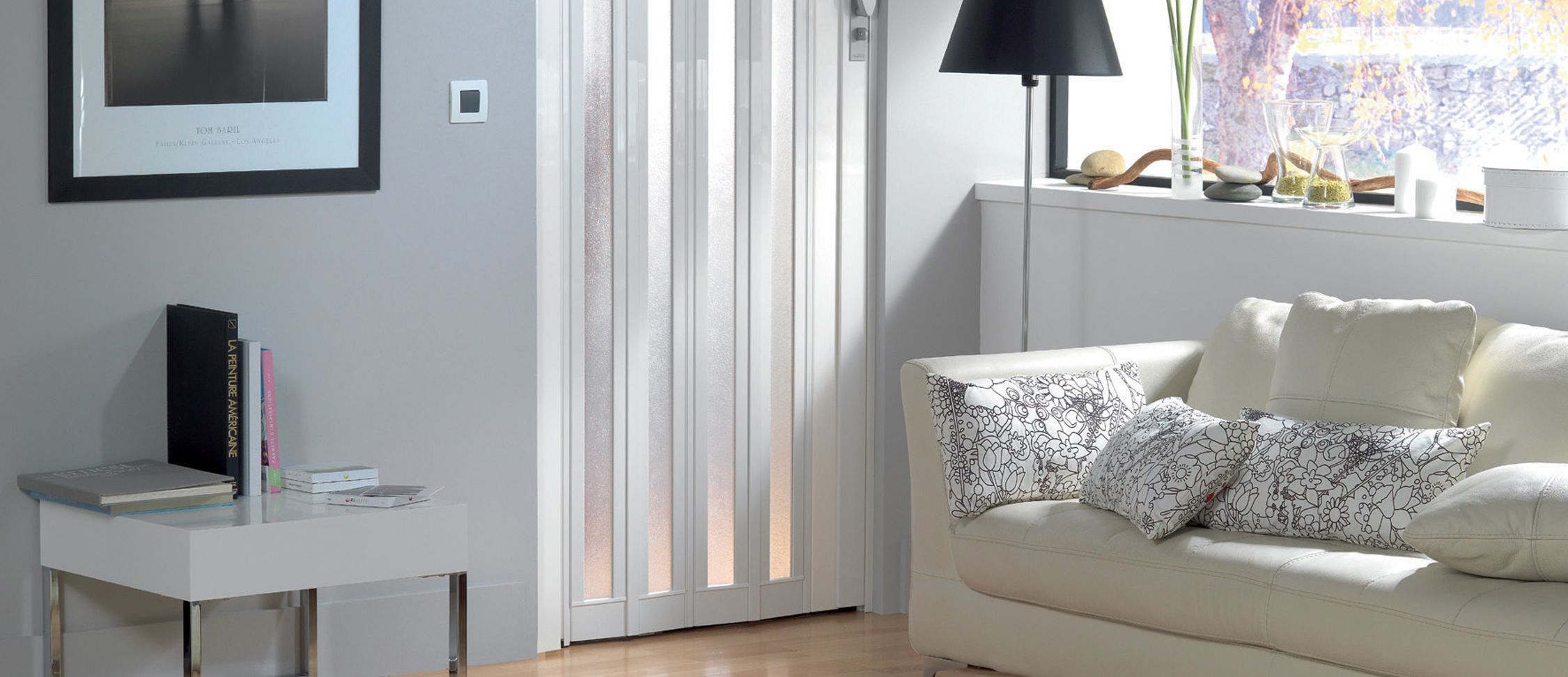 Indoor door / folding / wooden / semi-glazed - LARYA - GROSFILLEX ... Indoor door / folding / wooden / semi-glazed - LARYA - GROSFILLEX ...