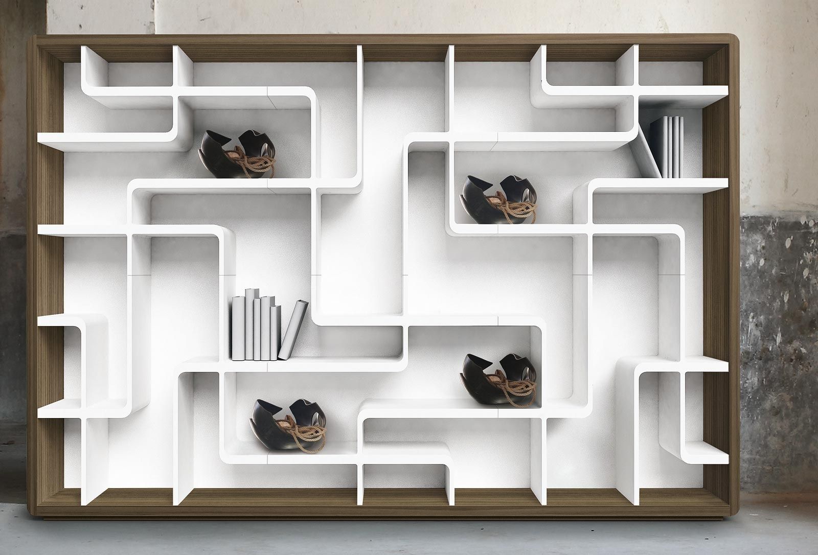 Contemporary Bookcase Oak Snake By Giuseppe Bavuso Bross Italia - Contemporary Bookcase Oak Snake By Giuseppe Bavuso Bross Italia contemporary bookcase oak snake by giuseppe bavuso bross italia - contemporary bookcase oak snake by giuseppe bavuso bross italia