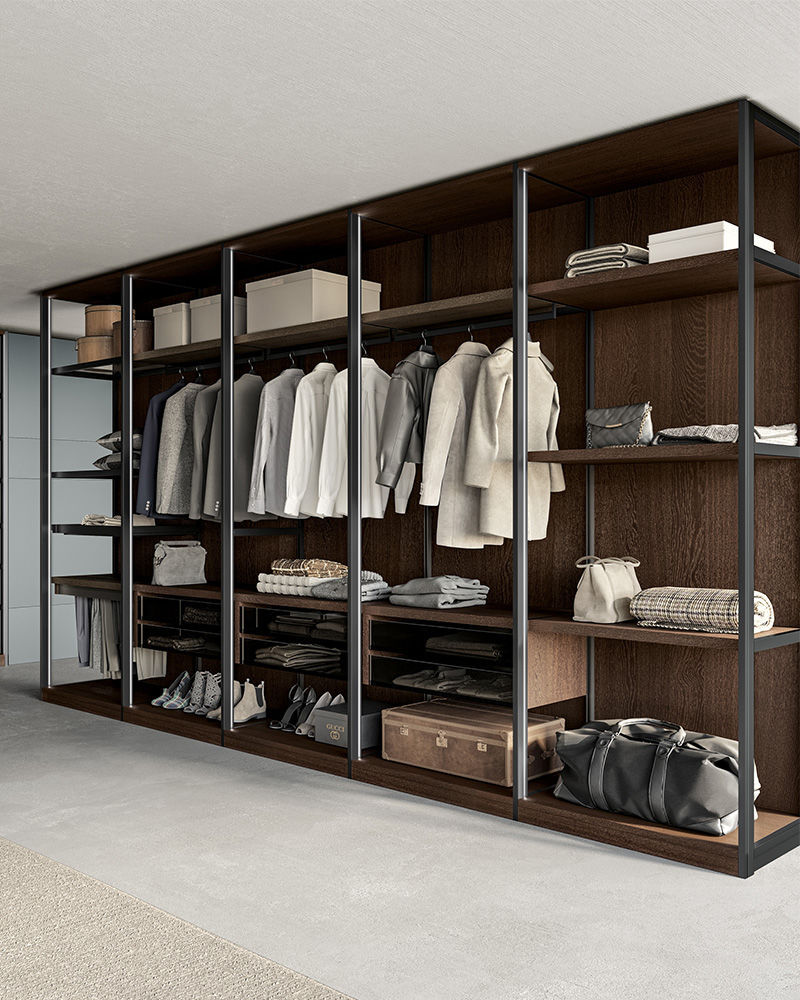 Contemporary Walk In Wardrobe Scena Dall Agnese Matte Lacquered