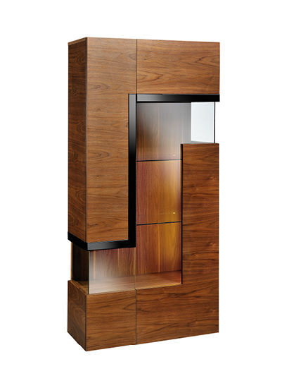 Contemporary Display Case With Legs Glass Catania Paged Meble