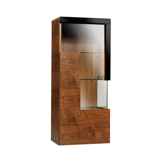 Contemporary Display Case With Legs Glass Low Catania