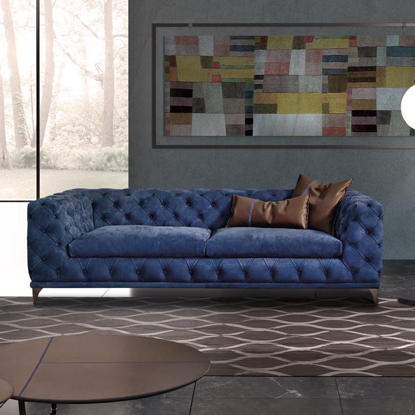 Chesterfield Sofa Leather 2 Person 4 Seater Aston Gamma Chesterfield Sofa Leather 2 Person 4 Seater Aston
