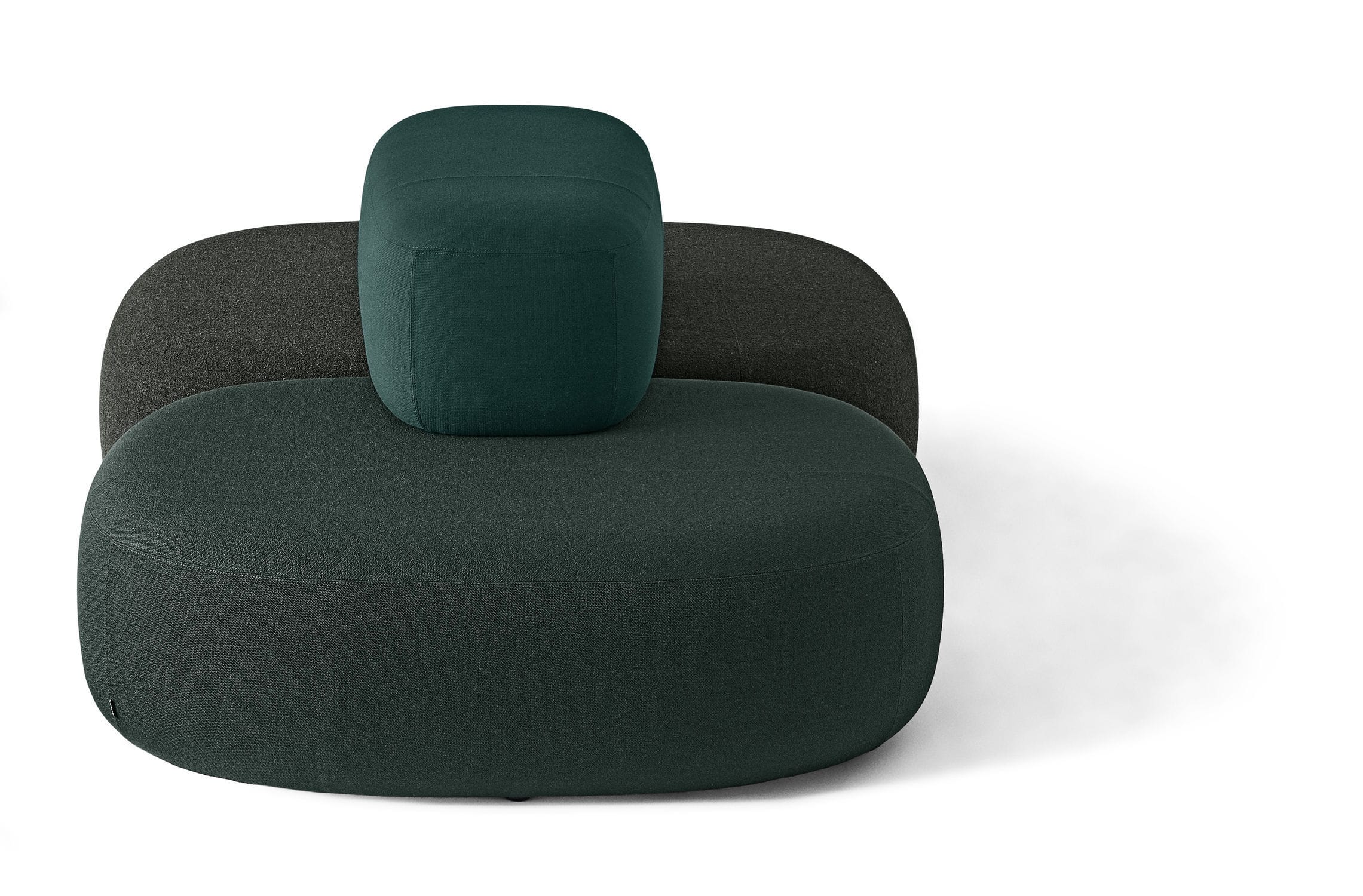 Modular sofa contemporary leather fabric ˜ by Kilo Design