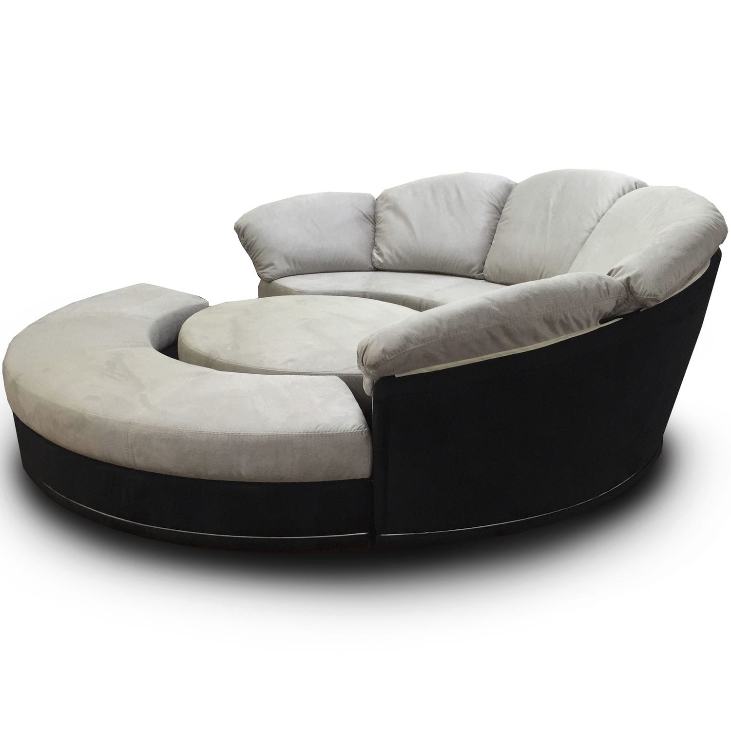 Modular Sofa Round Organic Design Fabric Mars Nieri Modular Sofa Round Organic Design Fabric Mars