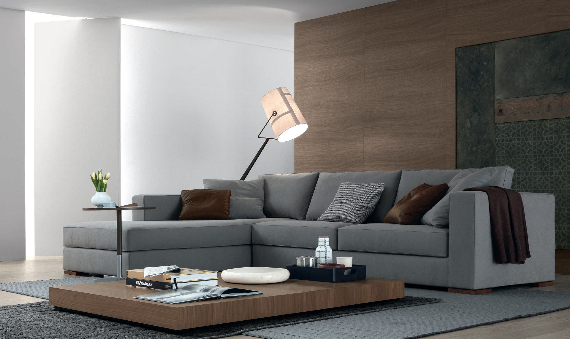Corner Sofa Contemporary Polyurethane 3 Seater Arthur Jesse Corner Sofa Contemporary Polyurethane 3 Seater