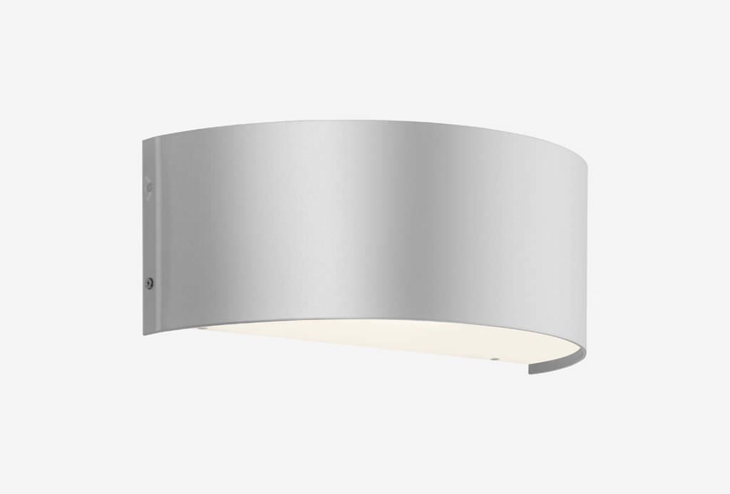 Contemporary Wall Light Outdoor Anodized Aluminum Galvanized Contemporary Wall Light Outdoor Anodized Aluminum Galvanized Steel