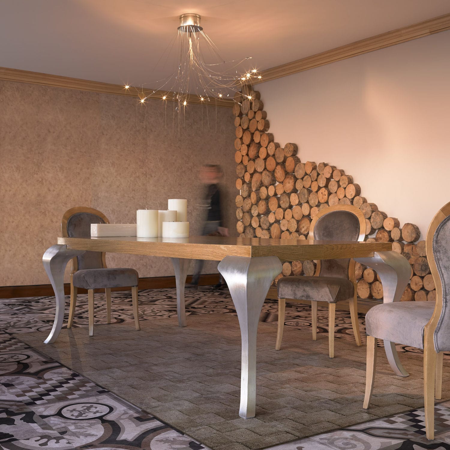 Classic Dining Table Wooden Rectangular Manila Lola Glamour Classic Dining Table Wooden Rectangular Manila