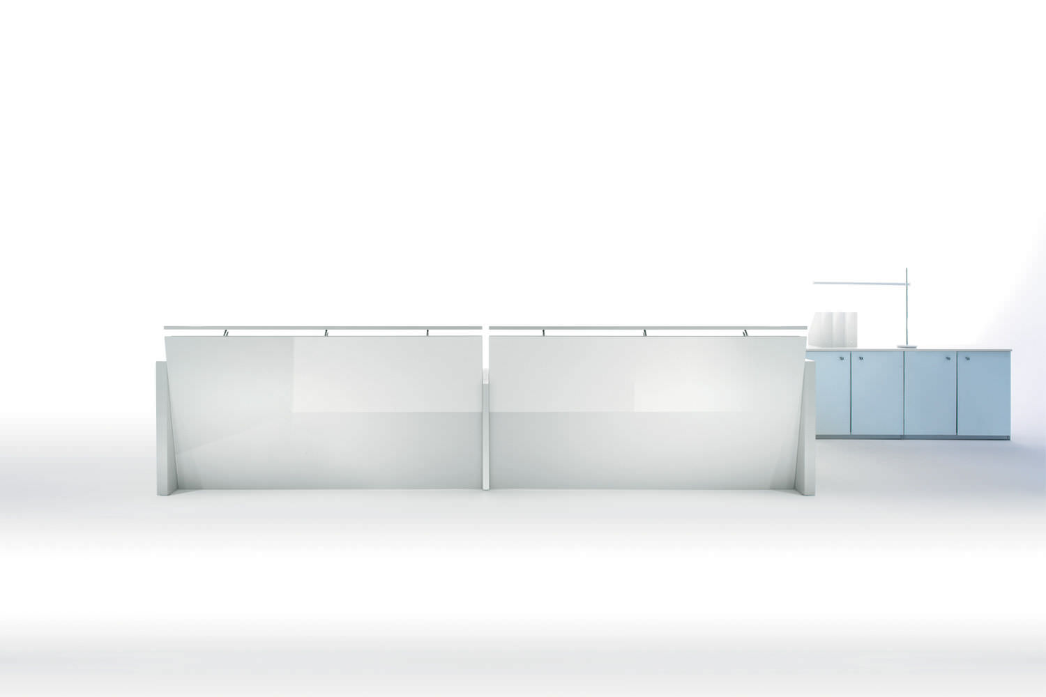Glass Reception Desk Beauty Touch Manerba Glass Reception Desk Beauty Touch Manerba