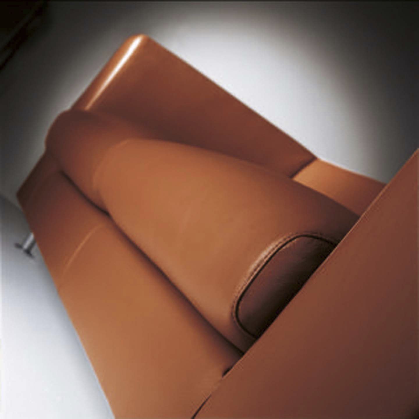 Contemporary sofa leather for public buildings mercial