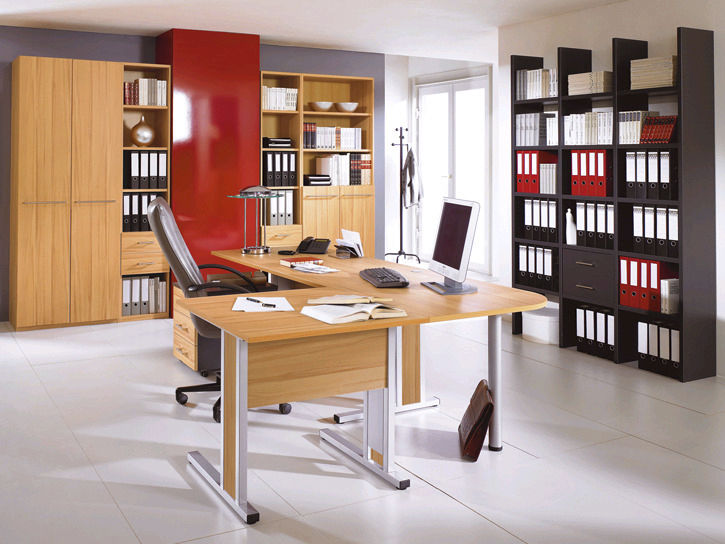 Executive Desk Wooden Metal Contemporary Easy Office RÖhr Bush Executive Desk Wooden Metal Contemporary