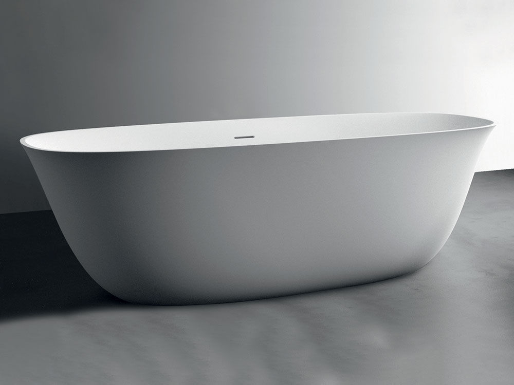 Oval Bathtub IRIS F Lli Stocco S R L Free Standing For Homes