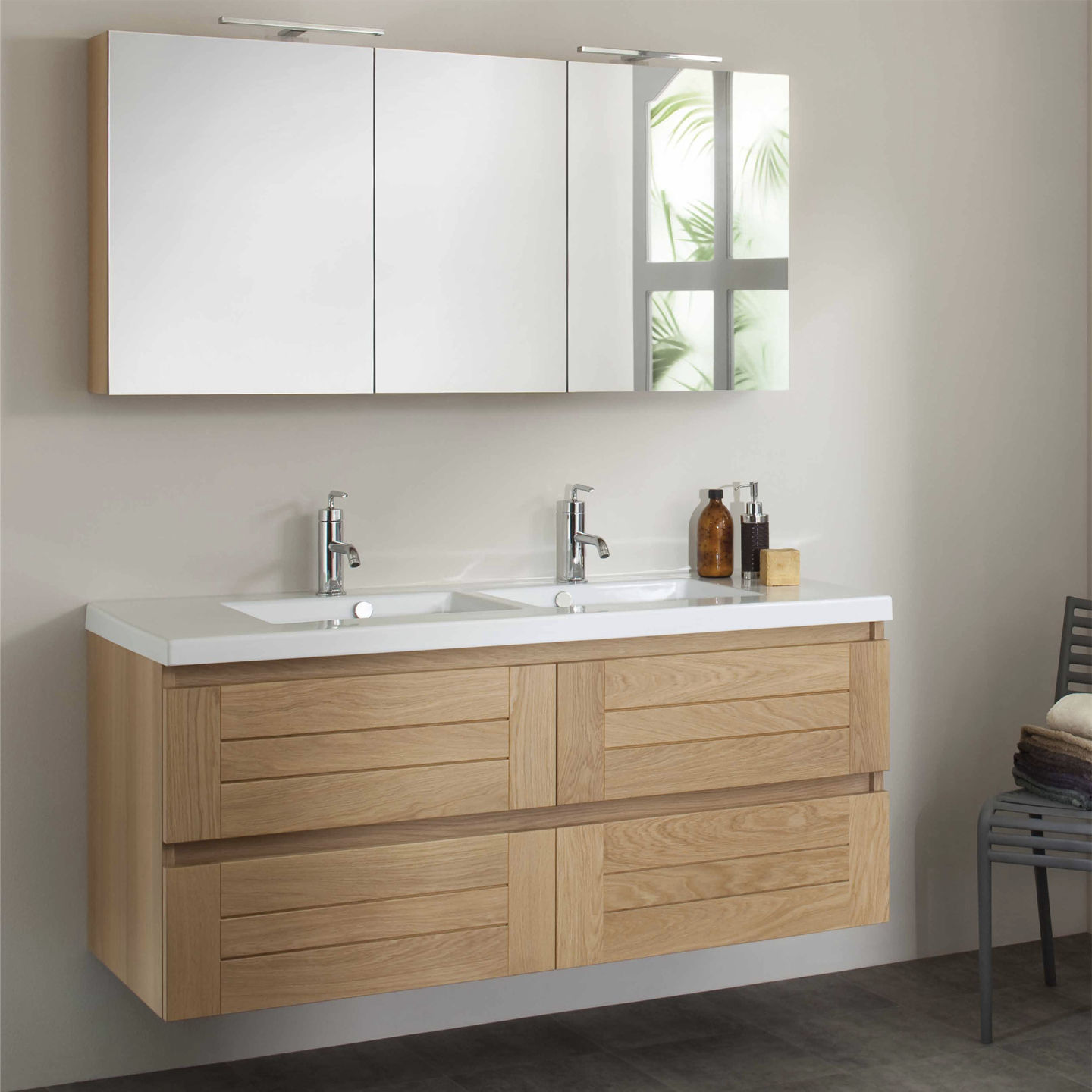 Meuble vasque salle de bain retro: meuble salle de bain ikea ...