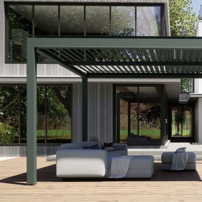 Self Supporting Pergola Qbox Easy Sprech S R L Aluminum