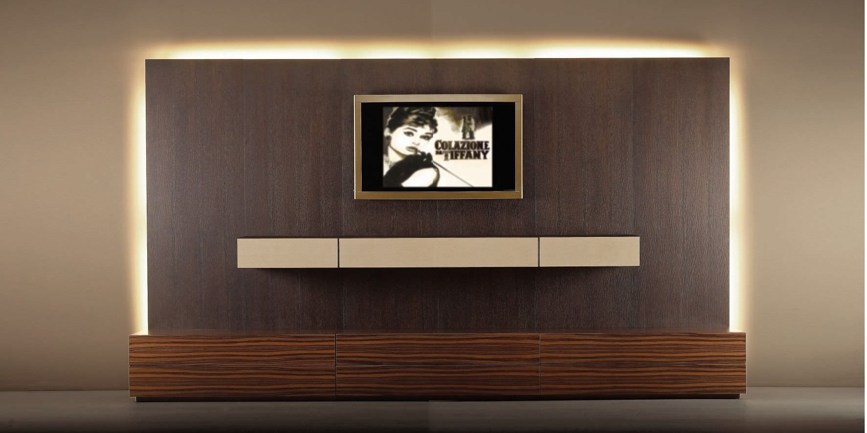 Contemporary TV wall unit / wooden - valentini mobili s.r.l. Contemporary TV wall unit / wooden - valentini mobili s.r.l.