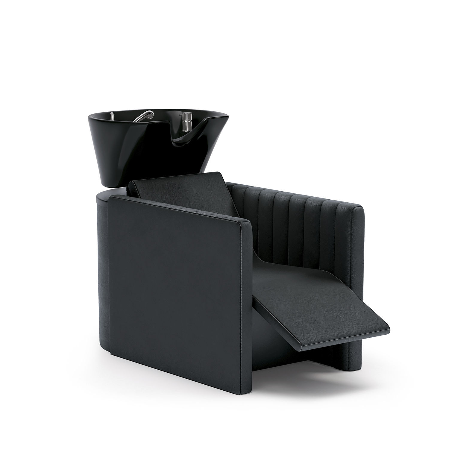 Shampoo Chair With Footrest Fancy Relax Vezzosi Synthetic Leather