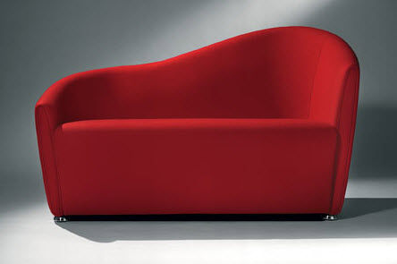 Red Contemporary Sofa Home The Honoroak