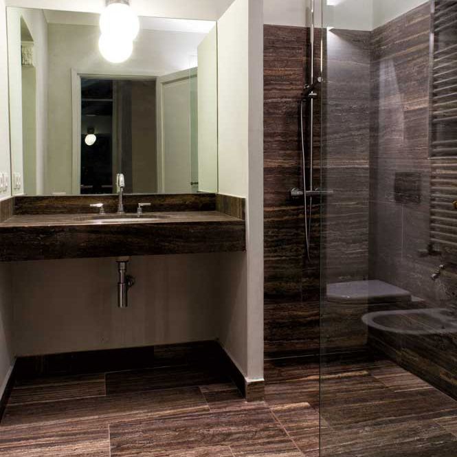 Bathroom Tile Wall Travertine Smooth Zebra Black Pietre Di Bathroom Tile Wall Travertine Smooth Zebra Black