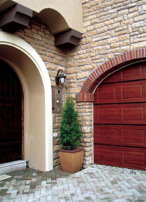 stone wall cladding panel exterior stone look rock face