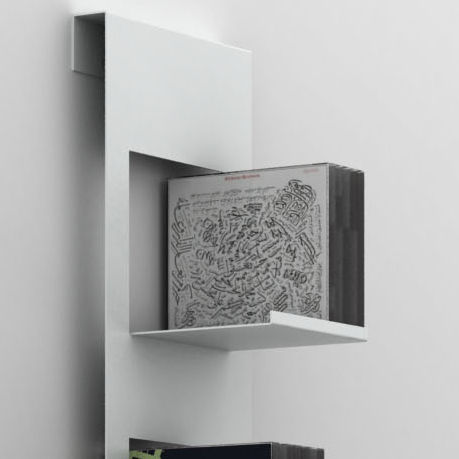 Wall-mounted shelf / contemporary / metal / for CDs - 3-CO design Wall-mounted shelf / contemporary / metal / for CDs - 3-CO design