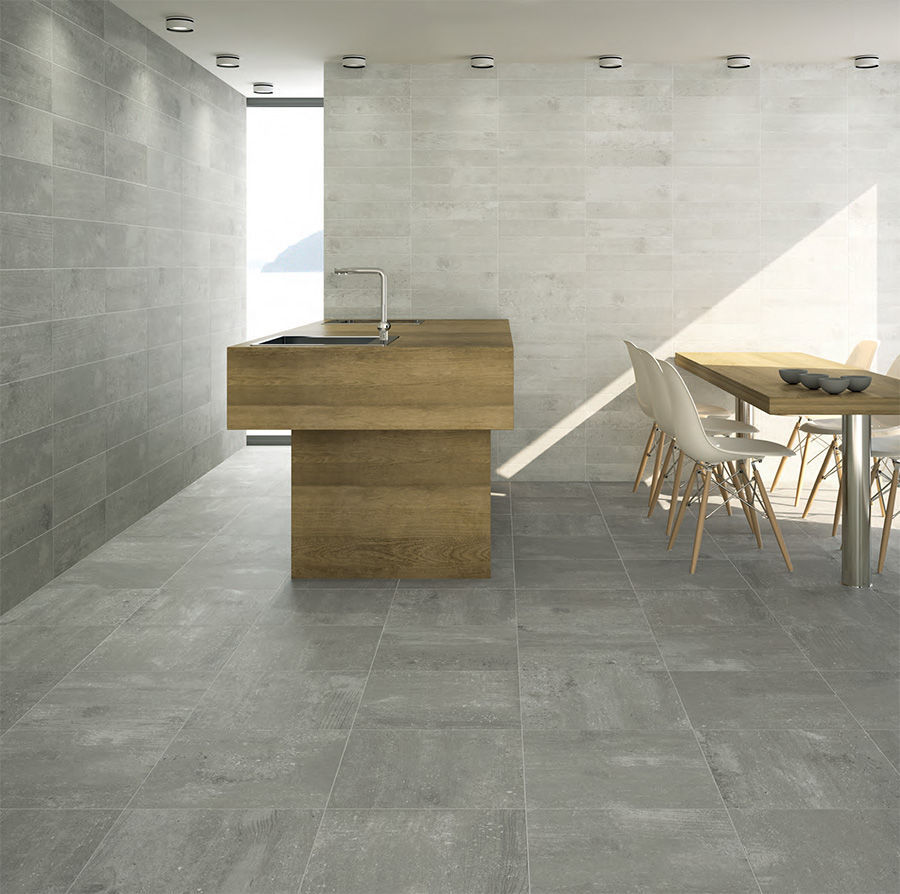 wall tile / floor / porcelain stoneware / plain - concrete wall tile / floor / porcelain stoneware / plain - concrete