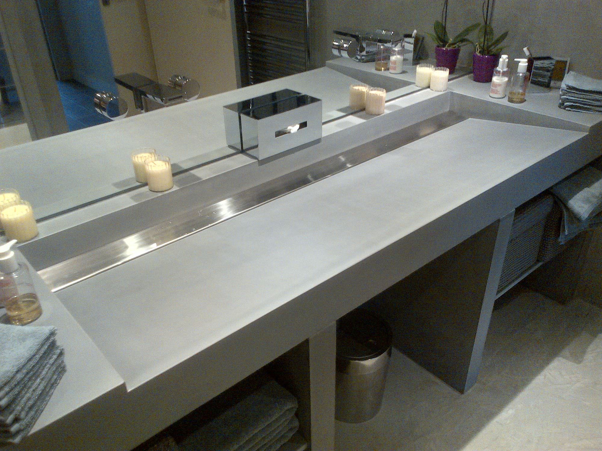 Free Standing Washbasin Cabinet Cement Contemporary Béton Free Standing Washbasin Cabinet Cement Contemporary Béton Lège Concrete By Lcda