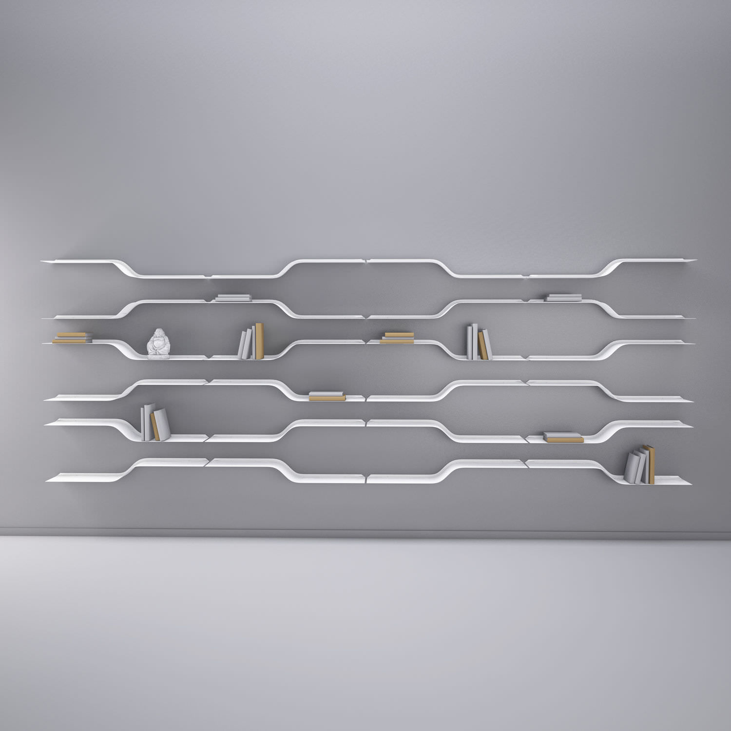 wall mounted shelf original design metal stairs by julien vidame vidame creation