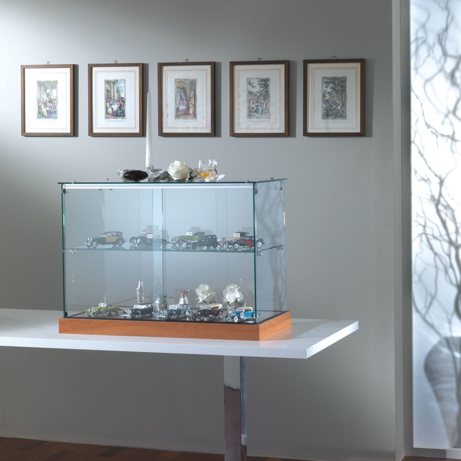 Contemporary Display Case B Italvetrine Countertop Tempered