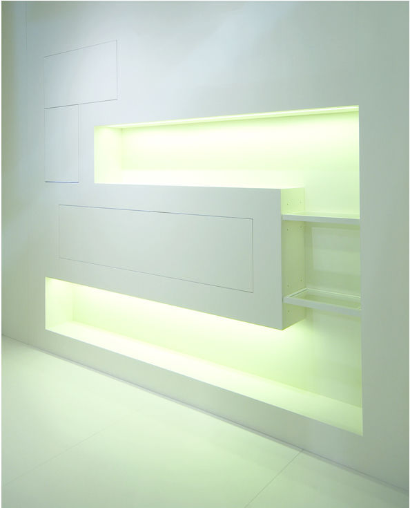 Wall Mounted Shelf Contemporary Glass Commercial Open Box Wall Mounted Shelf Contemporary Glass Commercial