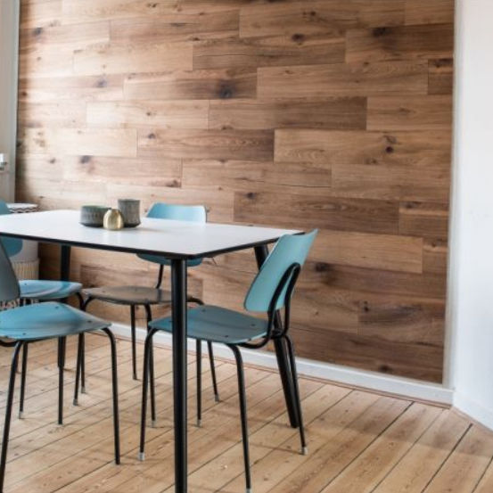 Oak Veneer Wall Mounted Panel For Furniture Cabana Hans