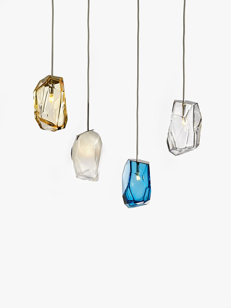 Pendant Lamp Contemporary N Glass Handmade Crystal Rock Pendant Lamp Contemporary N Glass Handmade