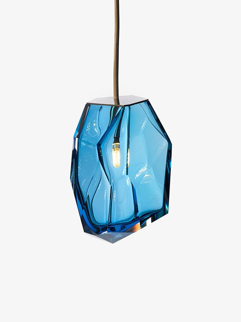 Pendant Lamp Contemporary N Glass Handmade Crystal Rock Pendant Lamp Contemporary N Glass Handmade