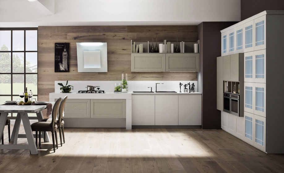 Contemporary kitchen / wooden / lacquered - ALICE - Arrex Contemporary kitchen / wooden / lacquered - ALICE - Arrex