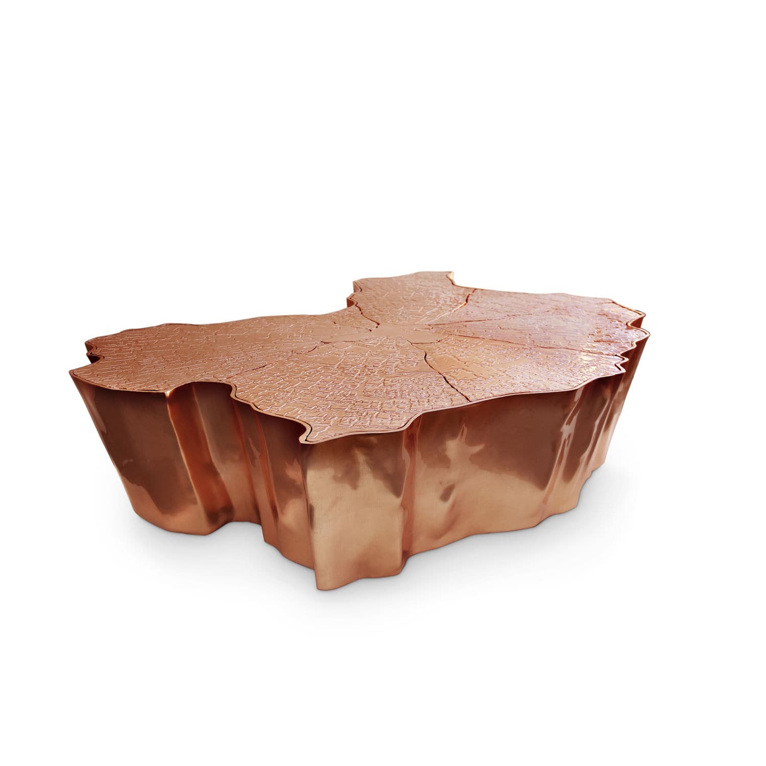 Original Design Coffee Table Copper Brass Aluminum Eden Original Design Coffee Table Copper Brass Aluminum