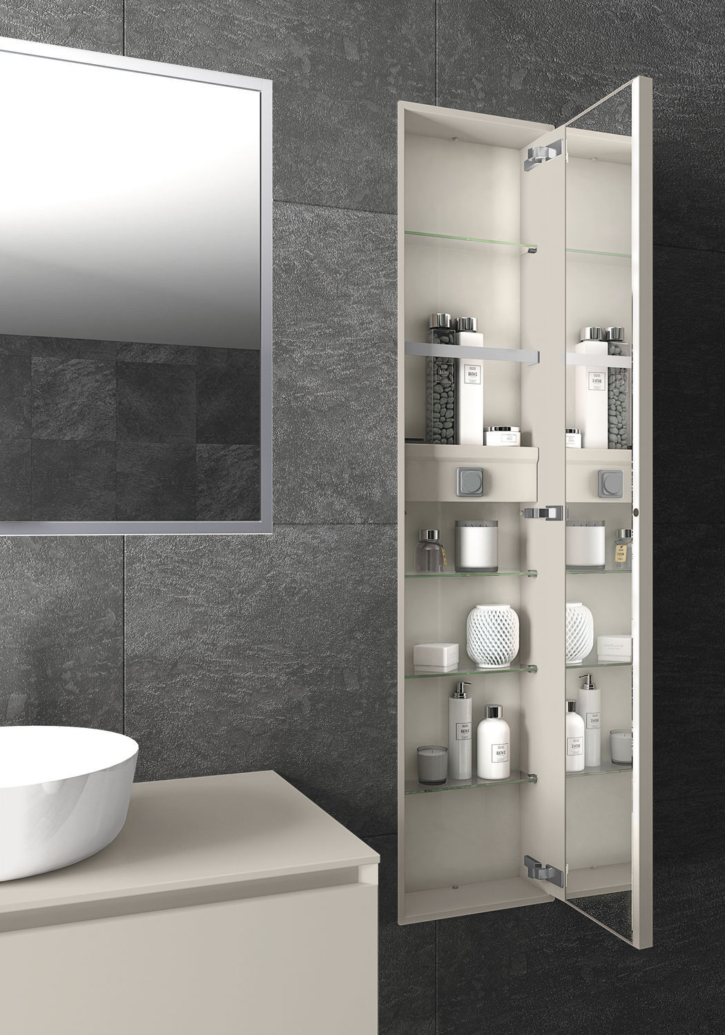 Contemporary Bathroom Cabinet Wooden Wall Mounted With Mirror Contemporary Bathroom Cabinet Wooden Wall Mounted With Mirror My Secret By Grey Id