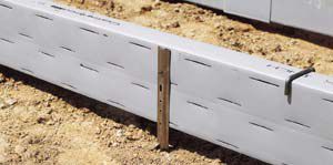foundation formwork block for drainage form a drain form a drain