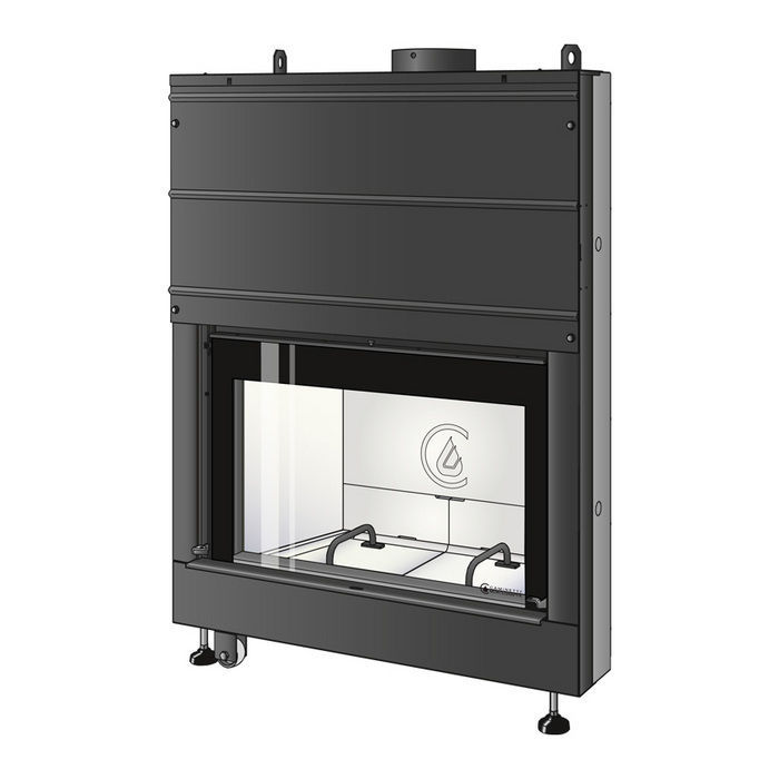 Wood Burning Fireplace Contemporary Closed Hearth Free