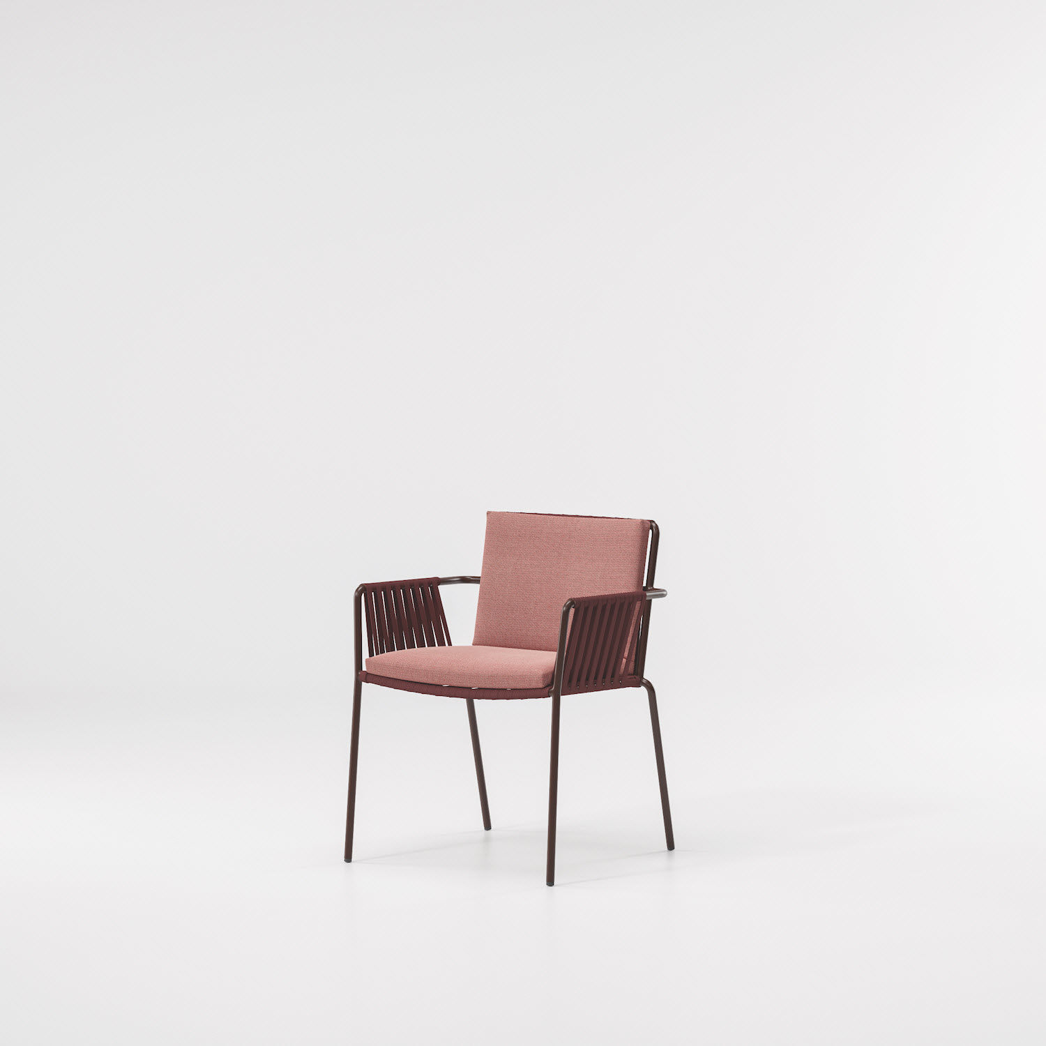 Contemporary Dining Chair With Armrests Aluminum Outdoor Net Contemporary Dining Chair With Armrests Aluminum Outdoor Net