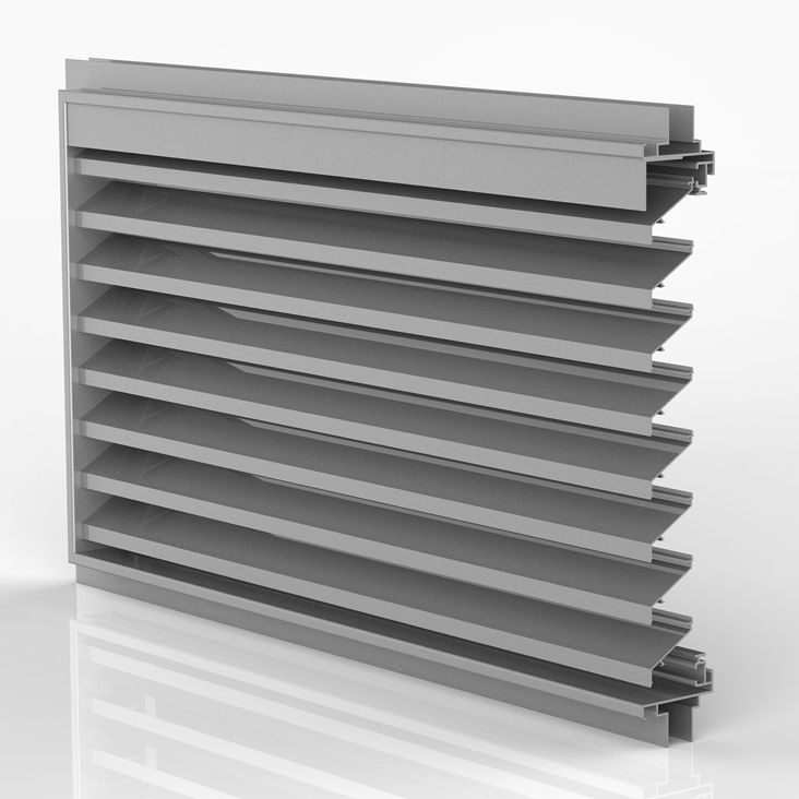 Aluminum Ventilation Grill DUCOGRILLE CLASSIC F 45HP Duco