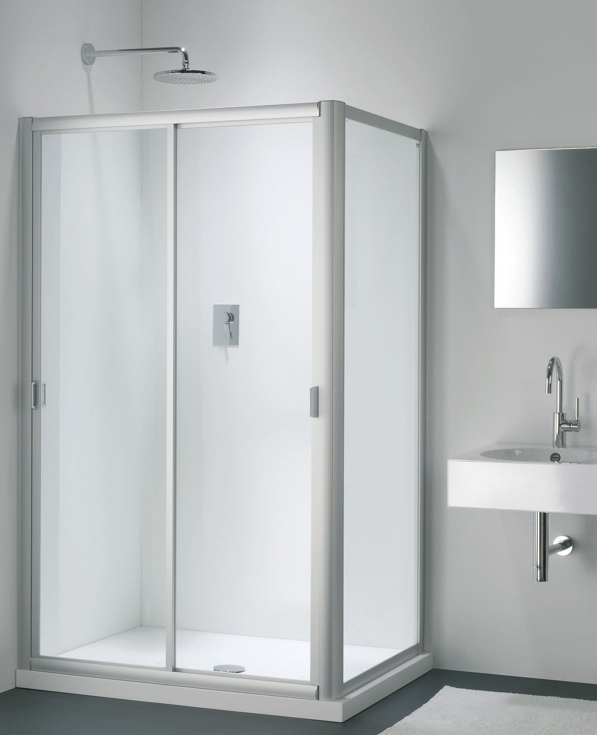 Glass Shower Cubicle Nc Wc Provex Aluminum With Sliding Door