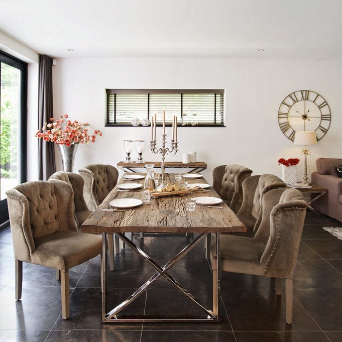 Contemporary Dining Table Oak Rectangular Kensington Contemporary Dining Table Oak Rectangular Kensington