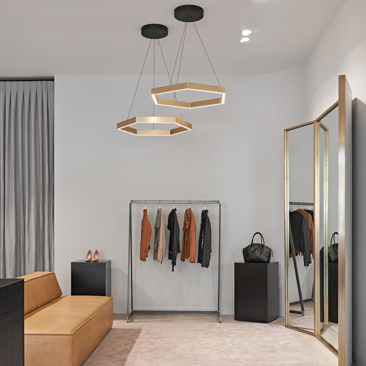 Pendant Lamp Contemporary Aluminum Handmade Hex 750 By Pendant Lamp Contemporary Aluminum Handmade