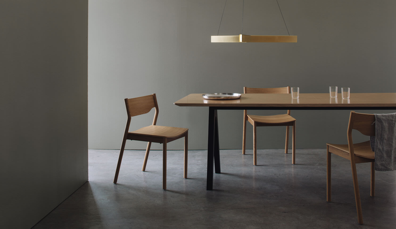 Pendant Lamp Contemporary Aluminum Brass Tri By Resident Pendant Lamp Contemporary Aluminum Brass