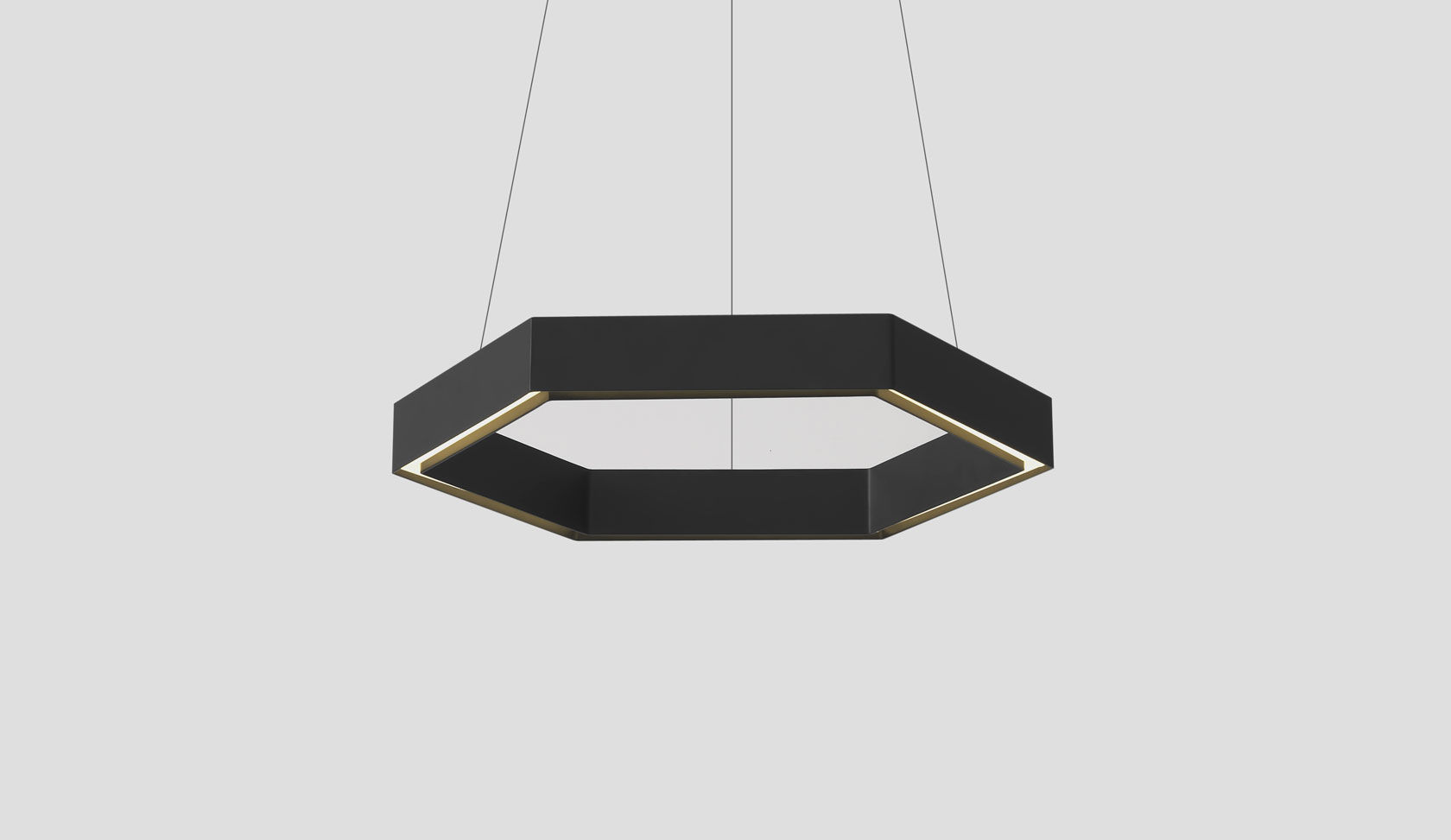 Pendant Lamp Contemporary Aluminum Brass Hex 500 By Resident Pendant Lamp Contemporary Aluminum Brass