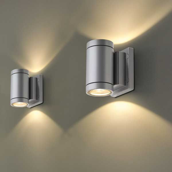 Contemporary Wall Light Garden Aluminum Led New Myra Up Contemporary Wall Light Garden Aluminum Led New Myra Up Down