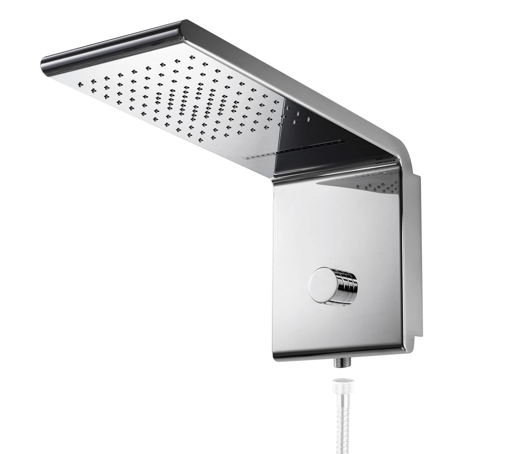 Wall-mounted shower head / rectangular / waterfall / rain - SYNCRO ... Wall-mounted shower head / rectangular / waterfall / rain - SYNCRO ...