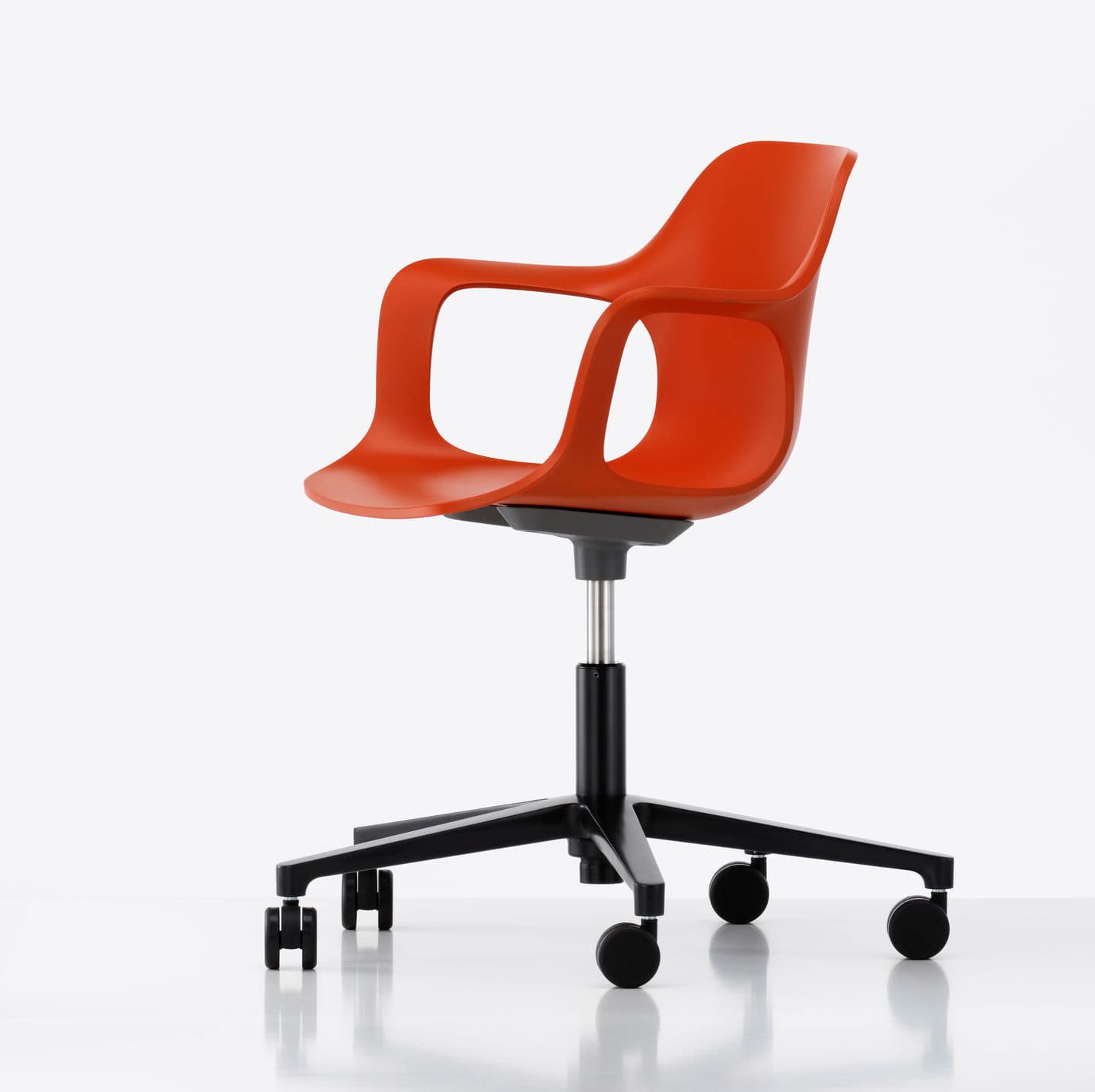 Contemporary Office Chair On Casters With Armrests Star Base Contemporary Office Chair On Casters With Armrests Star Base Hal Studio