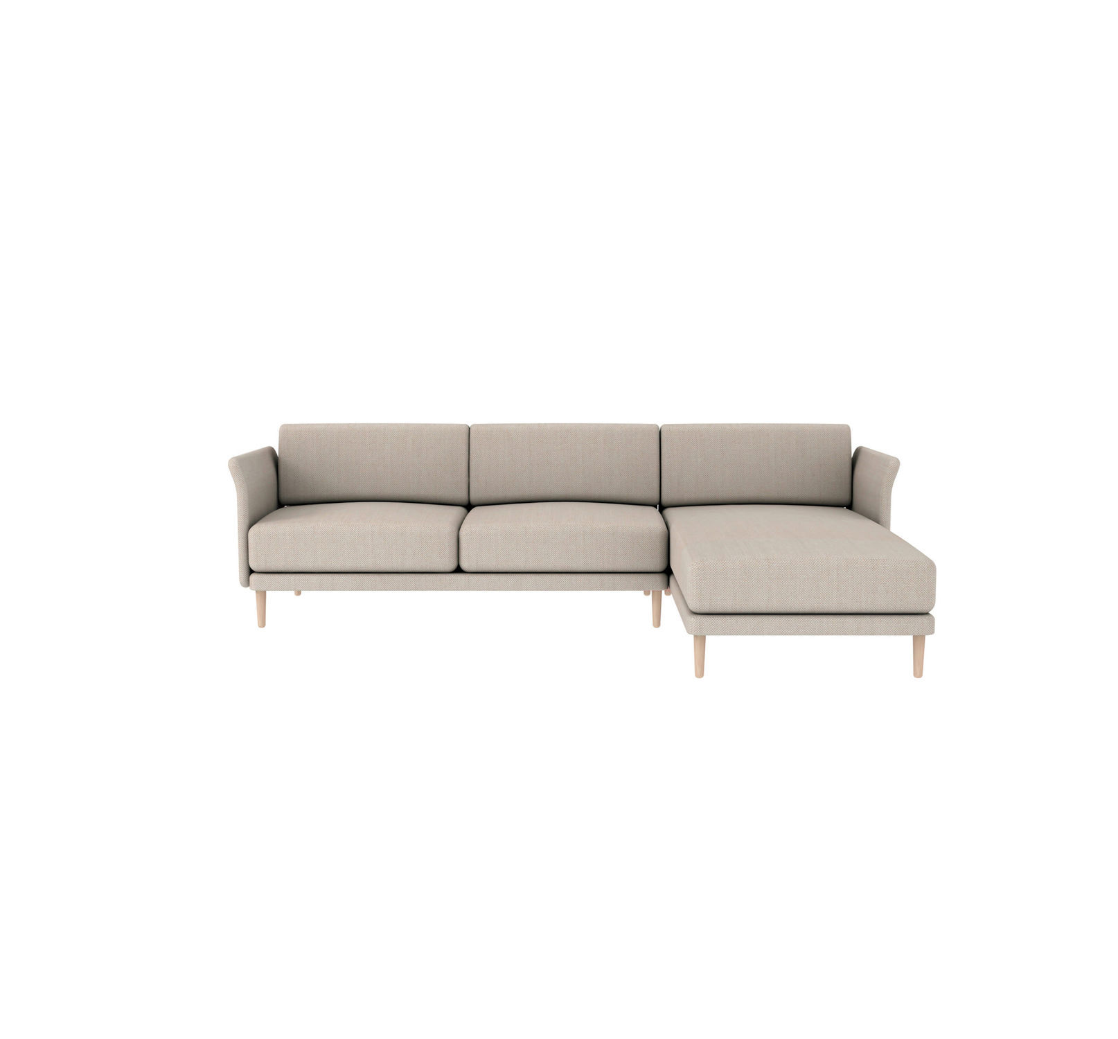 Modular sofa contemporary leather fabric THEO by Matthew